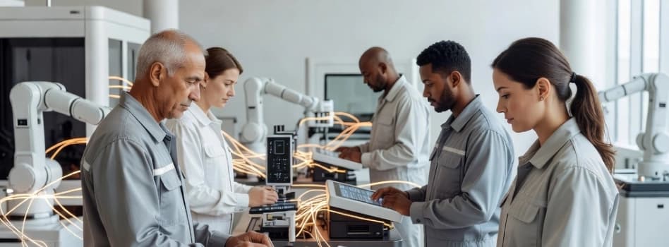 people in manufacturing industry